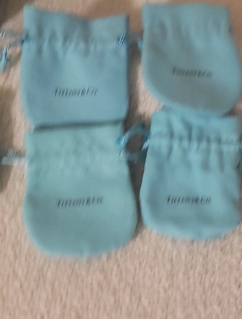 Tiffany & Co. Signature Jewelry Boxes, Pouches & Gift Bag - Tiffany Blue 7 Piece